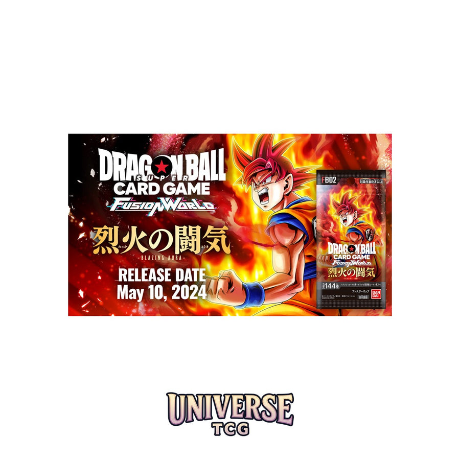Dragon Ball Fusion World FB02 Booster Box Blazing Aura - English