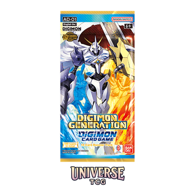 Digimon Card Game AD01 Booster Pack Digimon Generation - English