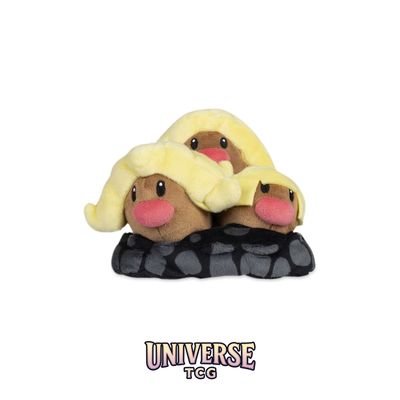 Alolan Dugtrio Sitting Cuties Plush - 15.2 cm