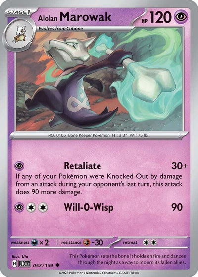 Alolan Marowak - Journey Together (Uncommon) [JTG-057]