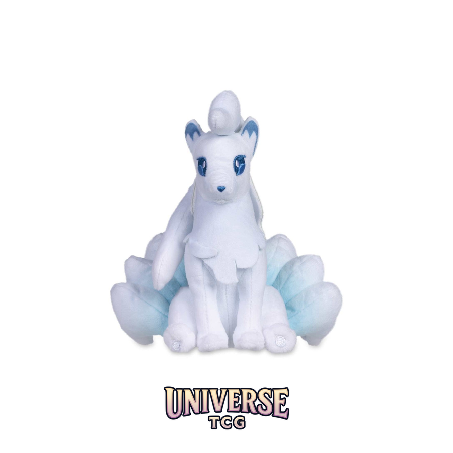 Alolan Ninetales Sitting Cuties Plush - 14.6 cm