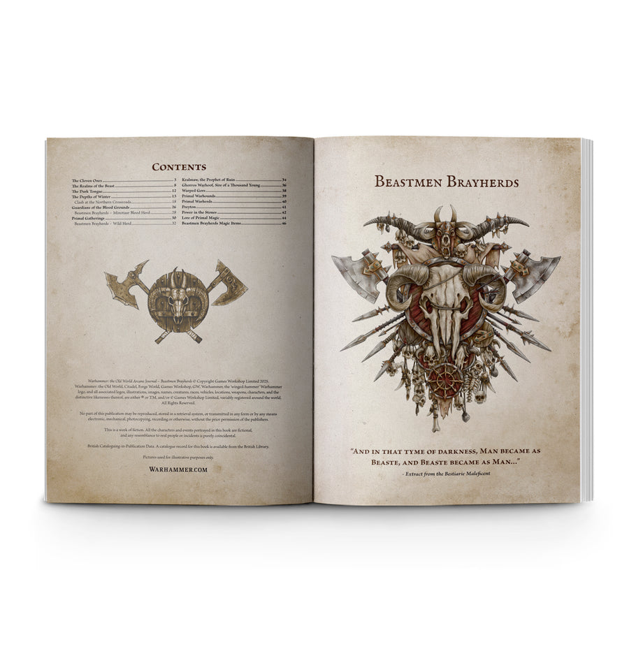 Warhammer: The Old World – Arcane Journal: Beastmen Brayherds