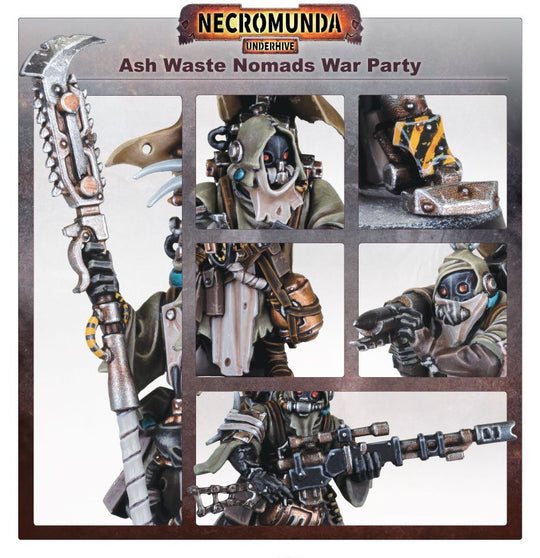 Ash Waste Nomads War Party | Necromunda Miniatures