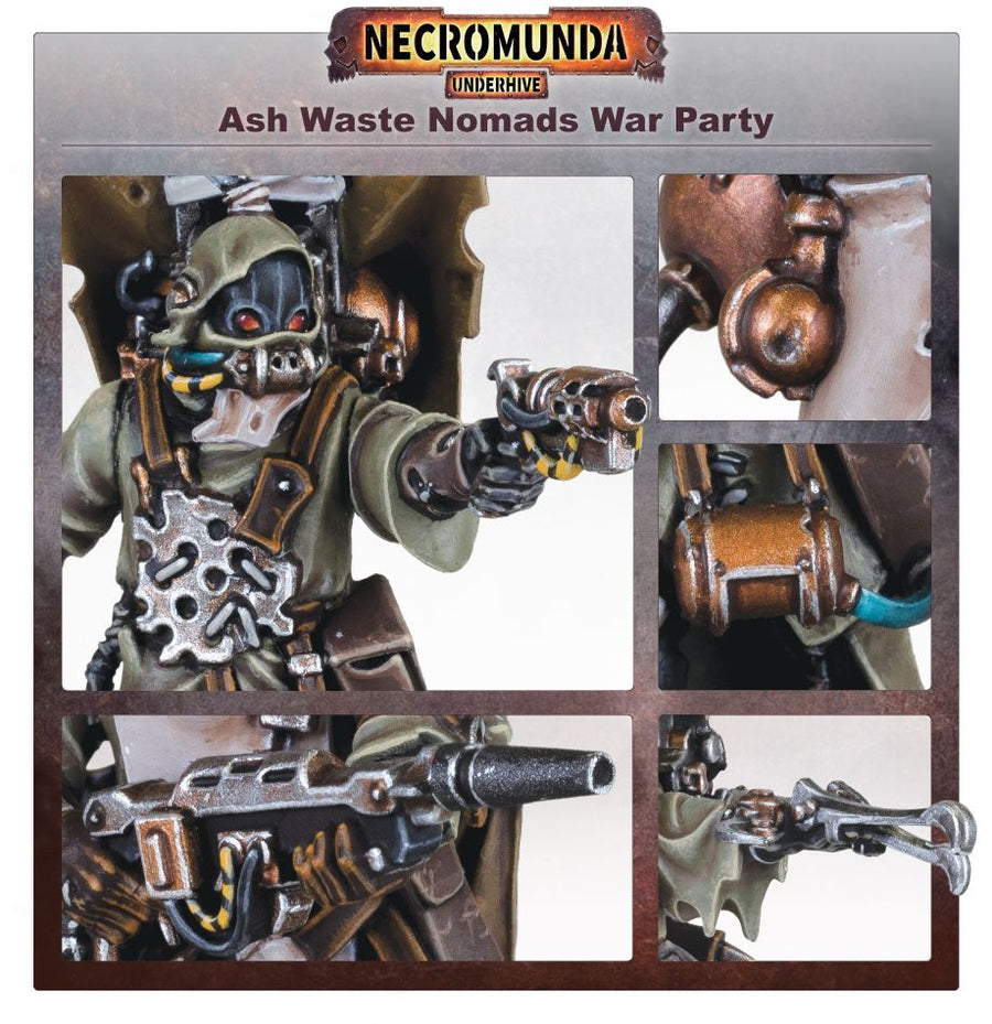 Ash Waste Nomads War Party | Necromunda Miniatures
