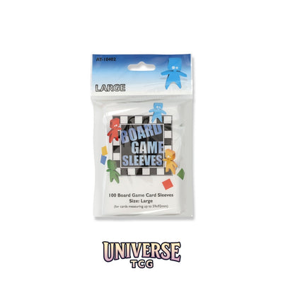 Arcane Tinmen Board Games Sleeves Clear: 59x92mm [Large] (100 Sleeves)