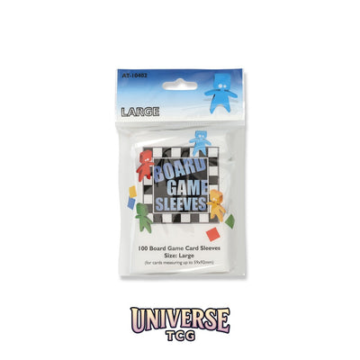 Arcane Tinmen Board Games Sleeves Clear: 59x92mm [Large] (100 Sleeves)