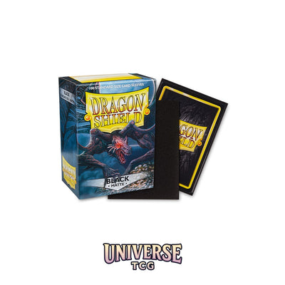 Arcane Tinmen DS - Standard Sleeves: Black [Matte] (100 Sleeves)