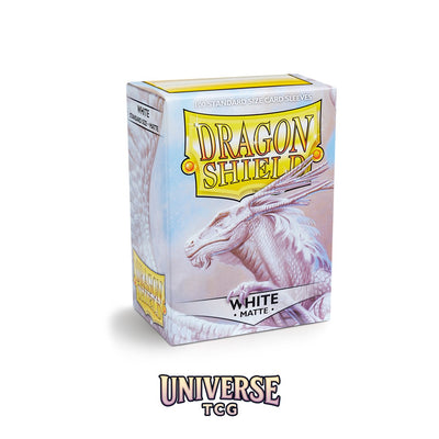 Arcane Tinmen DS - Standard Sleeves: White [Matte] (100 Sleeves)