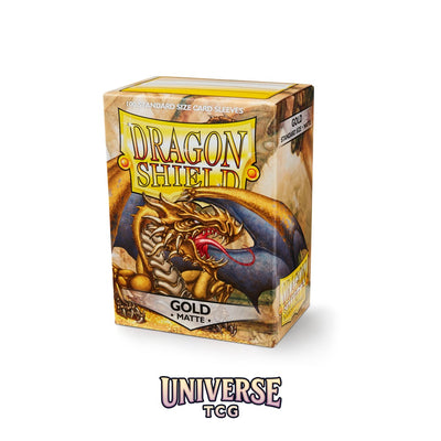 Arcane Tinmen DS - Standard Sleeves: Gold [Matte] (100 Sleeves)