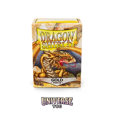 Arcane Tinmen DS - Standard Sleeves: Gold [Matte] (100 Sleeves)