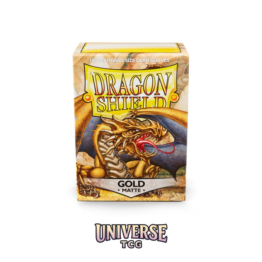 Arcane Tinmen DS - Standard Sleeves: Gold [Matte] (100 Sleeves)