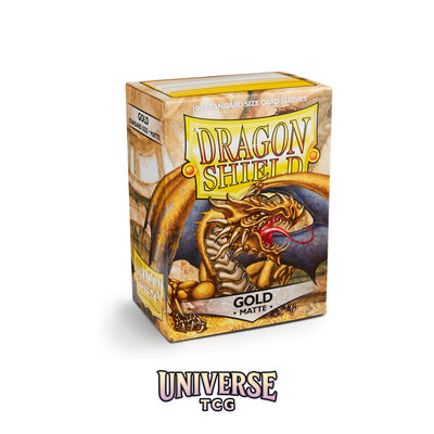 Arcane Tinmen DS - Standard Sleeves: Gold [Matte] (100 Sleeves)