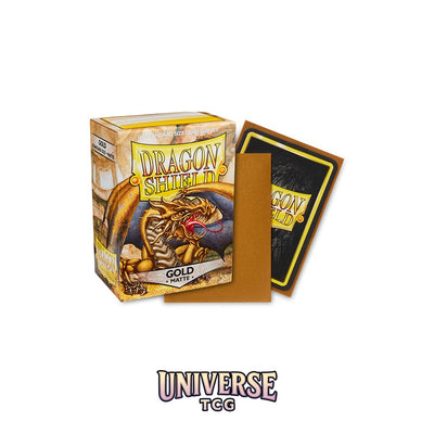 Arcane Tinmen DS - Standard Sleeves: Gold [Matte] (100 Sleeves)