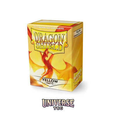 Arcane Tinmen DS - Standard Sleeves: Yellow [Matte] (100 Sleeves)