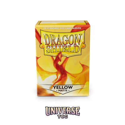 Arcane Tinmen DS - Standard Sleeves: Yellow [Matte] (100 Sleeves)