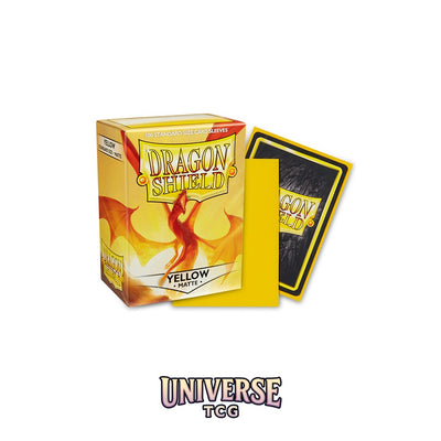 Arcane Tinmen DS - Standard Sleeves: Yellow [Matte] (100 Sleeves)
