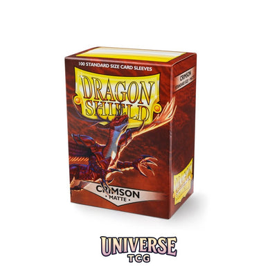 Arcane Tinmen DS - Standard Sleeves: Crimson [Matte] (100 Sleeves)