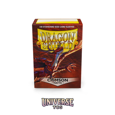 Arcane Tinmen DS - Standard Sleeves: Crimson [Matte] (100 Sleeves)