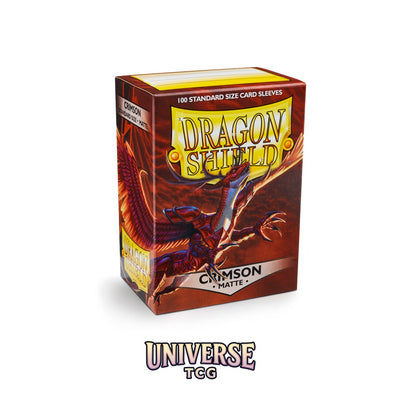Arcane Tinmen DS - Standard Sleeves: Crimson [Matte] (100 Sleeves)