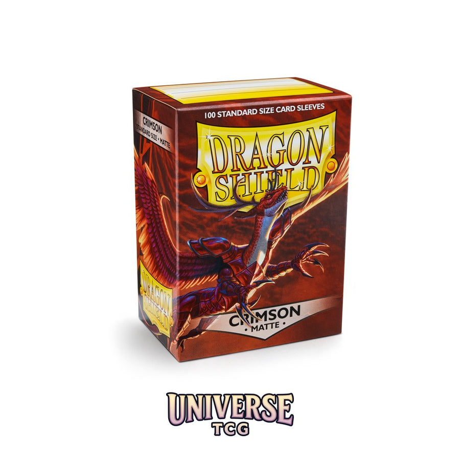 Arcane Tinmen DS - Standard Sleeves: Crimson [Matte] (100 Sleeves)
