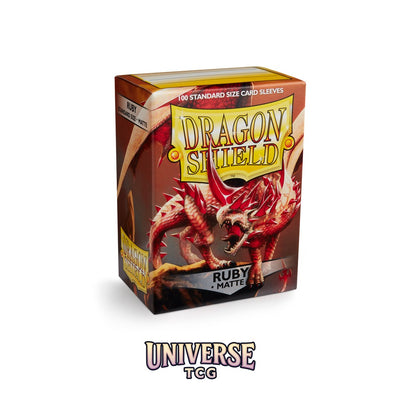 Arcane Tinmen DS - Standard Sleeves: Ruby [Matte] (100 Sleeves)