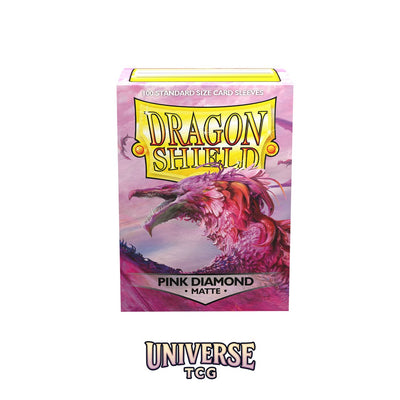 Arcane Tinmen DS - Standard Sleeves: Pink Diamond [Matte] (100 Sleeves)