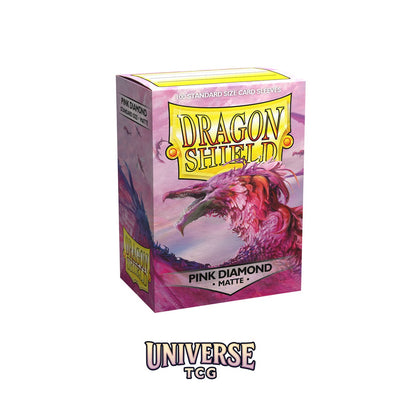 Arcane Tinmen DS - Standard Sleeves: Pink Diamond [Matte] (100 Sleeves)