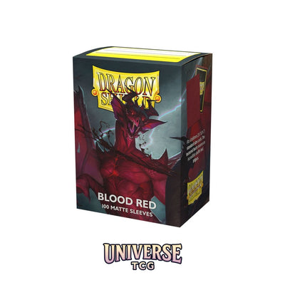 Arcane Tinmen DS - Standard Sleeves: Blood Red [Matte] (100 Sleeves)