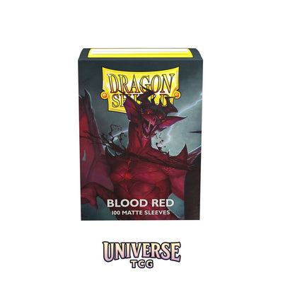 Arcane Tinmen DS - Standard Sleeves: Blood Red [Matte] (100 Sleeves)