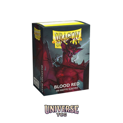 Arcane Tinmen DS - Standard Sleeves: Blood Red [Matte] (100 Sleeves)