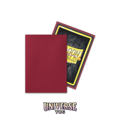 Arcane Tinmen DS - Standard Sleeves: Blood Red [Matte] (100 Sleeves)
