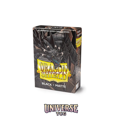 Arcane Tinmen DS - Japanese Sleeves: Black [Matte] (60 Sleeves)