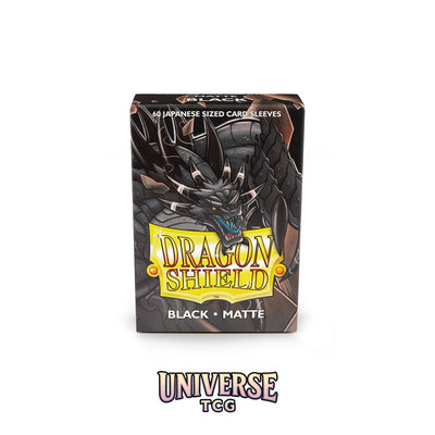 Arcane Tinmen DS - Japanese Sleeves: Black [Matte] (60 Sleeves)