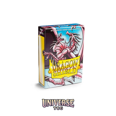 Arcane Tinmen DS - Japanese Sleeves: Pink [Matte] (60 Sleeves)