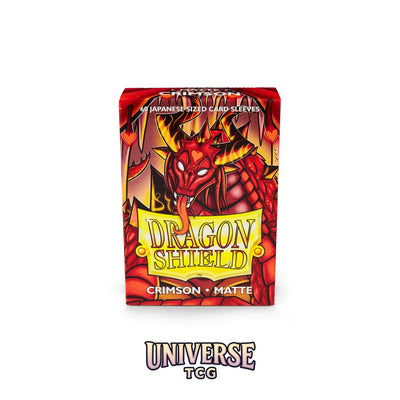 Arcane Tinmen DS - Japanese Sleeves: Crimson [Matte] (60 Sleeves)