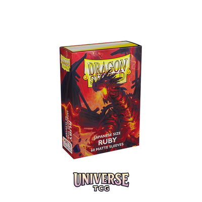 Arcane Tinmen DS - Japanese Sleeves: Ruby [Matte] (60 Sleeves)