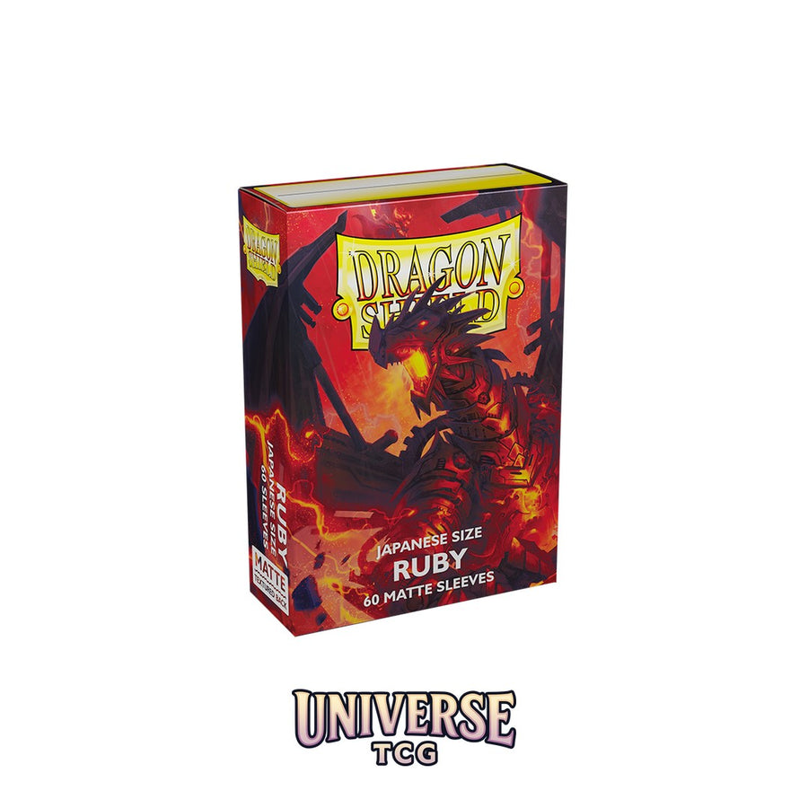 Arcane Tinmen DS - Japanese Sleeves: Ruby [Matte] (60 Sleeves)