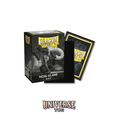 Arcane Tinmen DS - Standard Sleeves: Non-Glare Black V2 [Matte] (100 Sleeves)