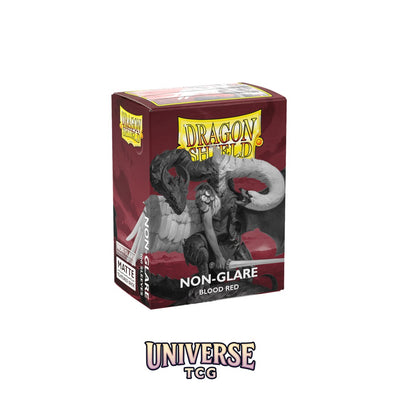 Arcane Tinmen DS - Standard Sleeves: Non-Glare Blood Red [Matte] (100 Sleeves)