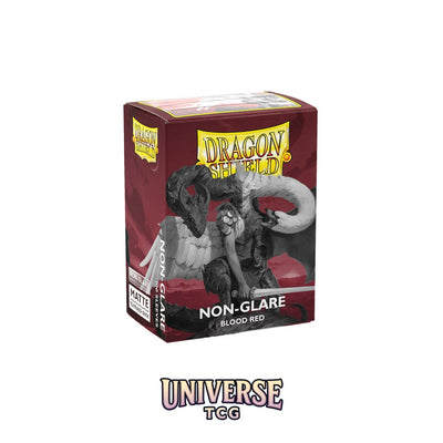 Arcane Tinmen DS - Standard Sleeves: Non-Glare Blood Red [Matte] (100 Sleeves)