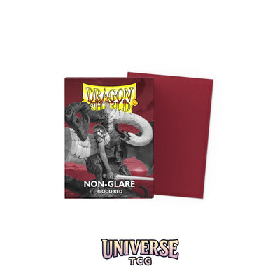 Arcane Tinmen DS - Standard Sleeves: Non-Glare Blood Red [Matte] (100 Sleeves)