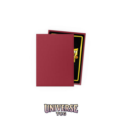 Arcane Tinmen DS - Standard Sleeves: Non-Glare Blood Red [Matte] (100 Sleeves)