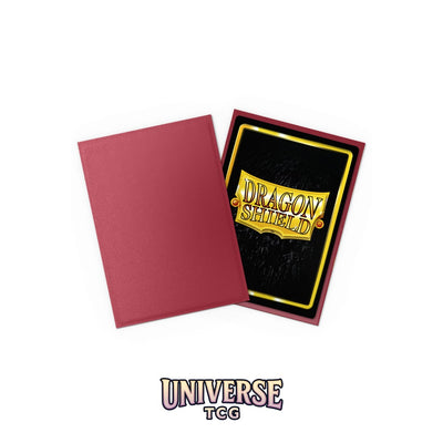Arcane Tinmen DS - Standard Sleeves: Non-Glare Blood Red [Matte] (100 Sleeves)