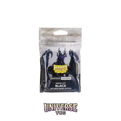 Arcane Tinmen DS - Standard Perfect Fit Thick Inner Sleeves: Black (100 Sleeves)