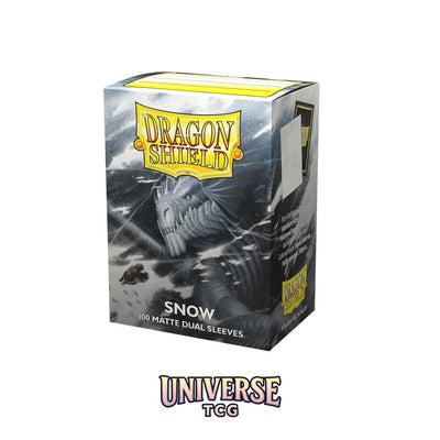 Arcane Tinmen DS - Standard Dual Sleeves: Snow [Matte] (100 Sleeves)