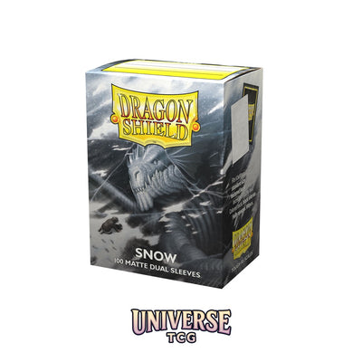 Arcane Tinmen DS - Standard Dual Sleeves: Snow [Matte] (100 Sleeves)