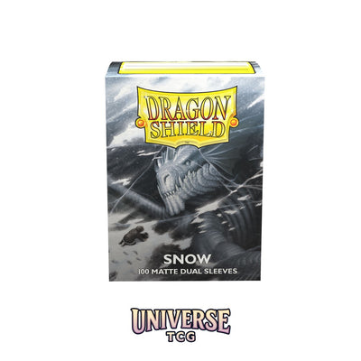Arcane Tinmen DS - Standard Dual Sleeves: Snow [Matte] (100 Sleeves)