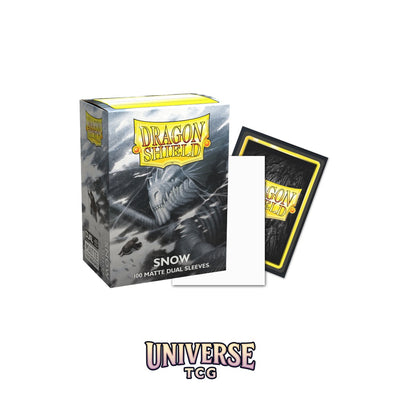 Arcane Tinmen DS - Standard Dual Sleeves: Snow [Matte] (100 Sleeves)