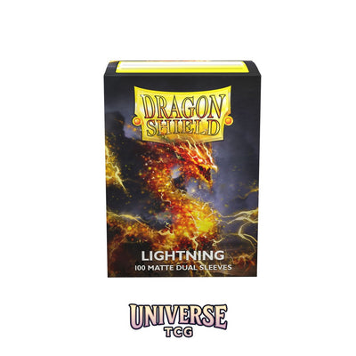 Arcane Tinmen DS - Standard Dual Sleeves: Lightning [Matte] (100 Sleeves)