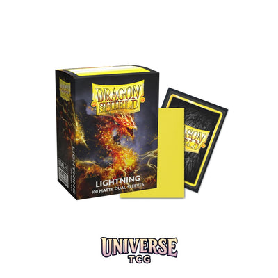 Arcane Tinmen DS - Standard Dual Sleeves: Lightning [Matte] (100 Sleeves)